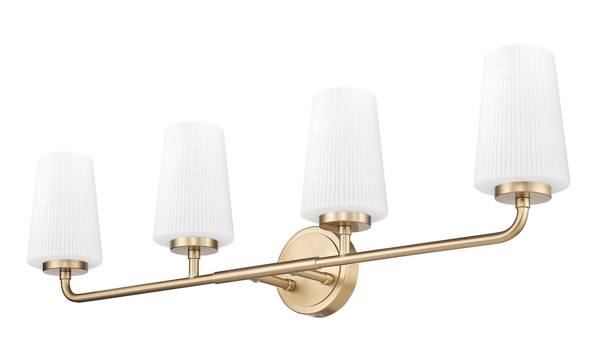 Luminaire de vanité Montford Or moderne, 32" – vue 5