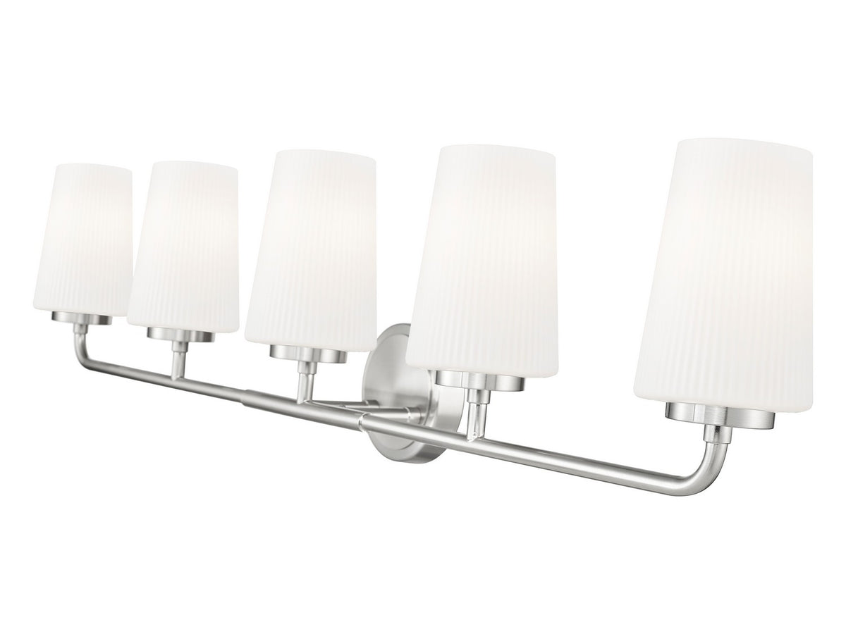Luminaire de vanité Montford Nickel brossé, 40" – vue 4