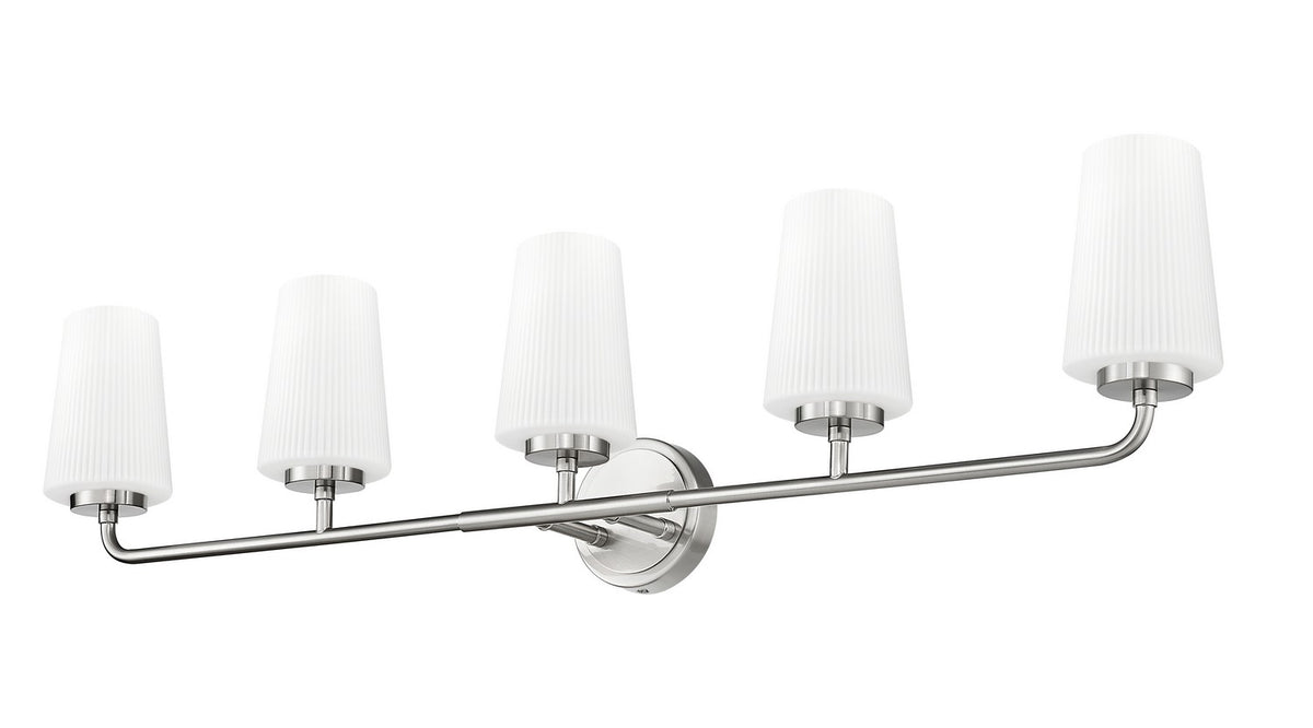 Luminaire de vanité Montford Nickel brossé, 40" – vue 5