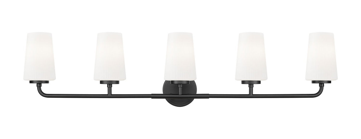 Luminaire de vanité Montford Noir mat, 40" – vue 2