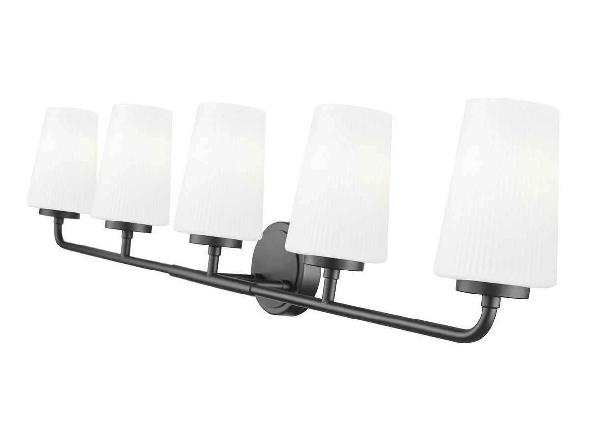 Luminaire de vanité Montford Noir mat, 40" – vue 4