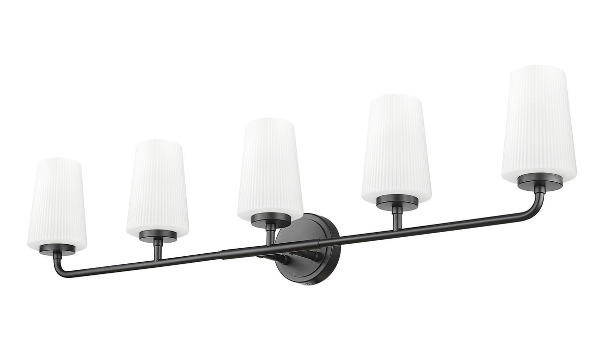 Luminaire de vanité Montford Noir mat, 40" – vue 5
