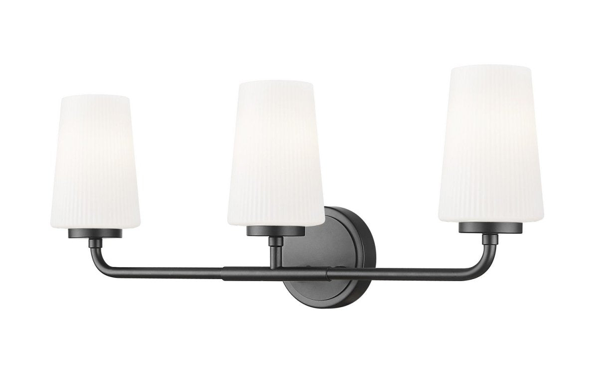 Luminaire de vanité Montford - Noir mat 24" by Z-Lite | Luminaires & cie