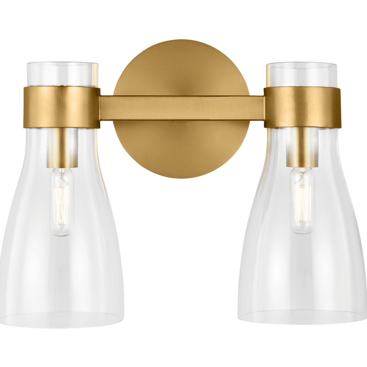 Luminaire de vanité Moritz - Laiton brûlé 14 1/2" by Visual Comfort Studio | Luminaires & cie