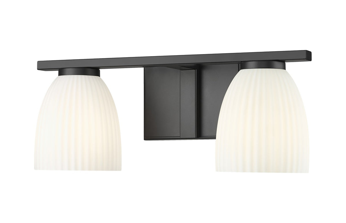 Luminaire de vanité Naya Noir mat, 16" – Z-Lite