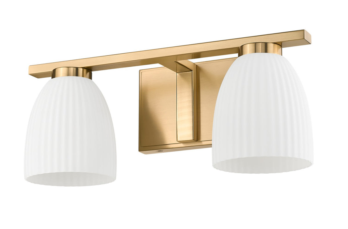 Luminaire de vanité Naya Or moderne, 16" – vue 5