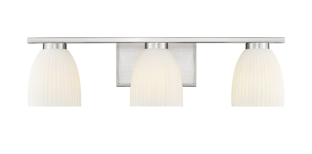 Luminaire de vanité Naya Nickel brossé, 24" – vue 2