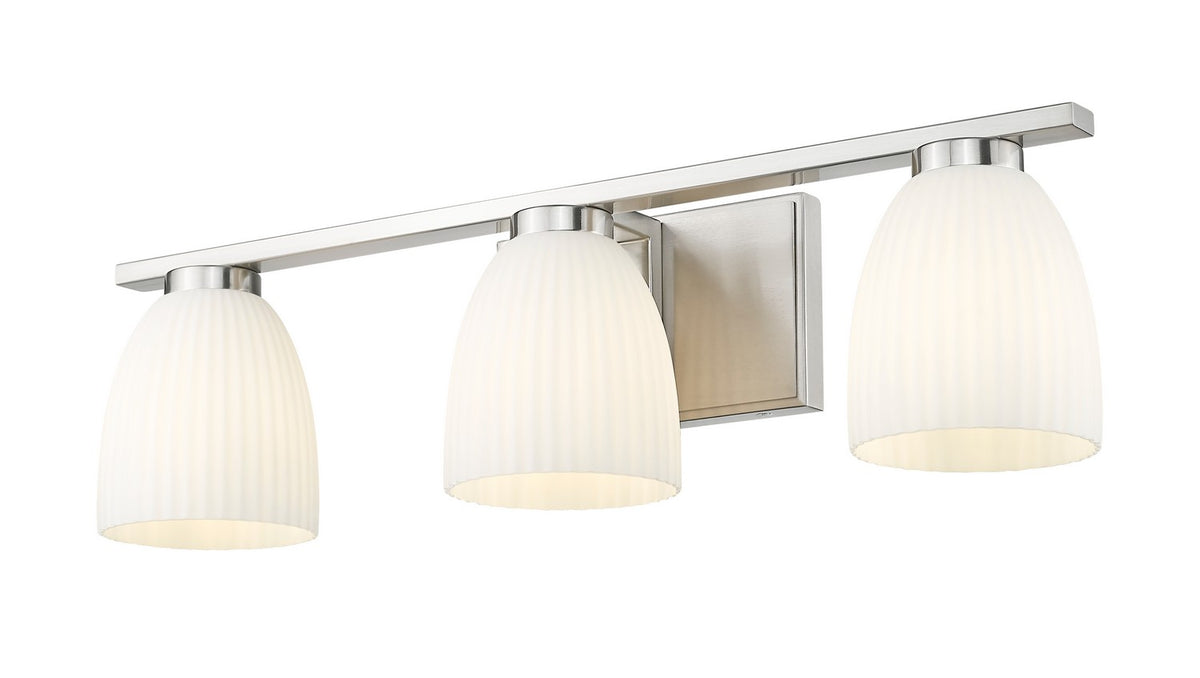 Luminaire de vanité Naya Nickel brossé, 24" – vue 3