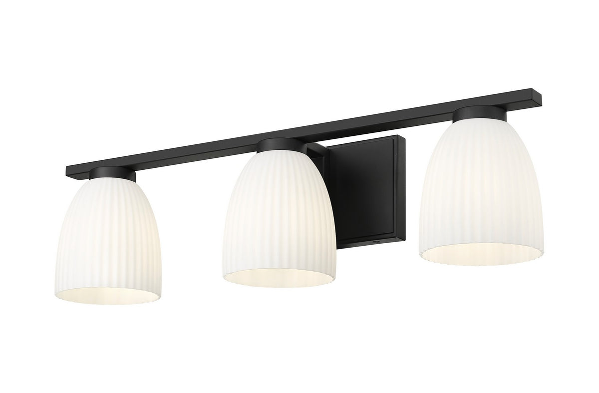 Luminaire de vanité Naya Noir mat, 24" – vue 3