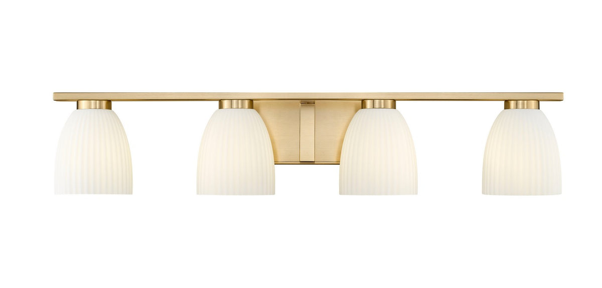 Luminaire de vanité Naya Or moderne, 32" – vue 2