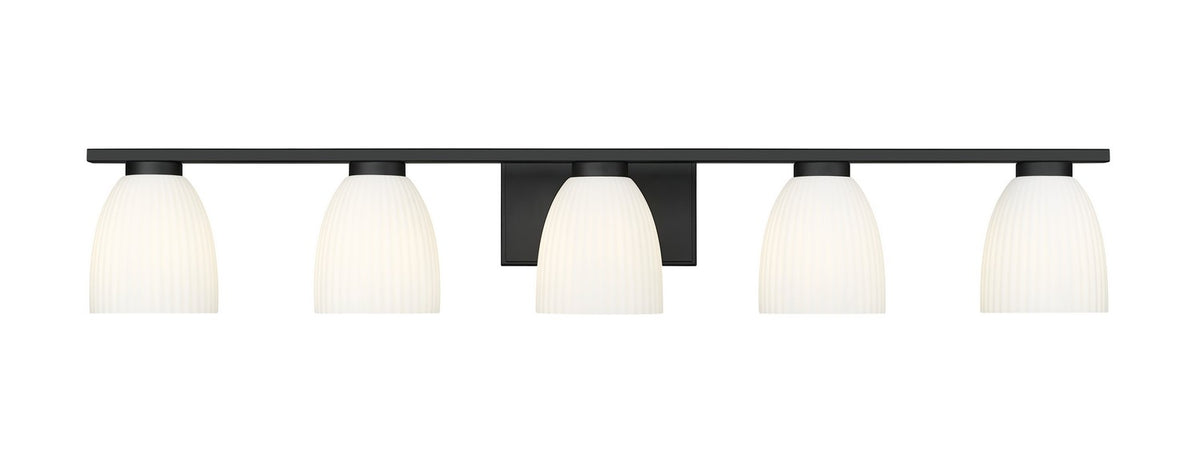 Luminaire de vanité Naya Noir mat, 40" – vue 2
