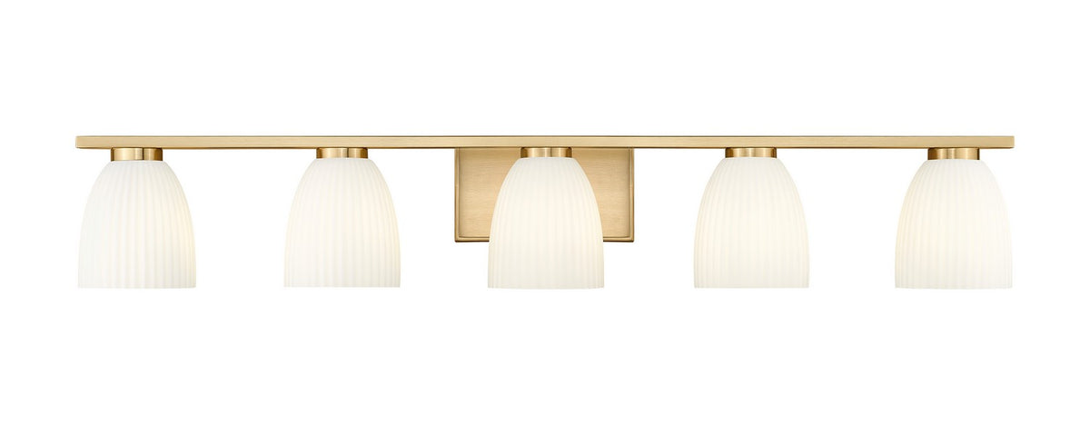 Luminaire de vanité Naya Or moderne, 40" – vue 2