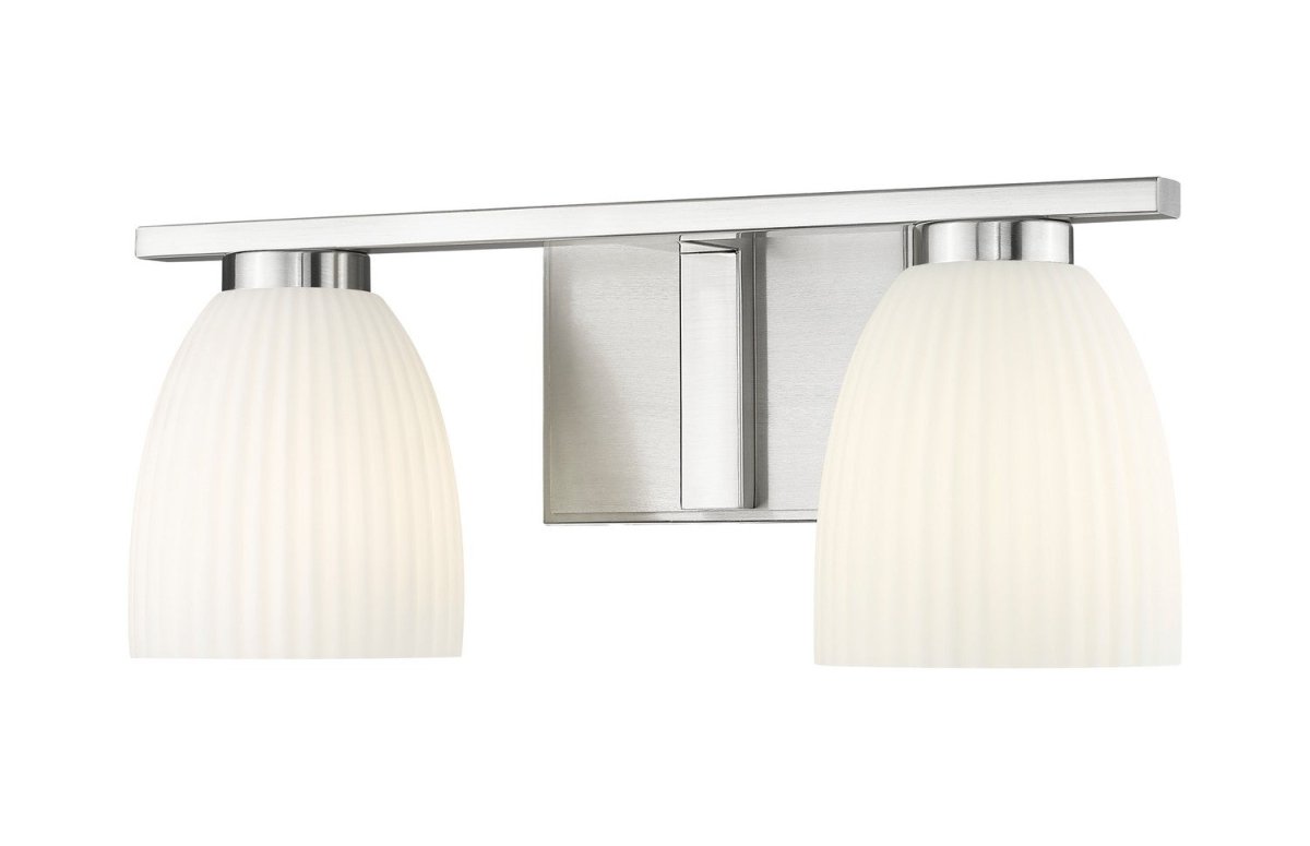 Luminaire de vanité Naya - Nickel brossé 16" by Z-Lite | Luminaires & cie