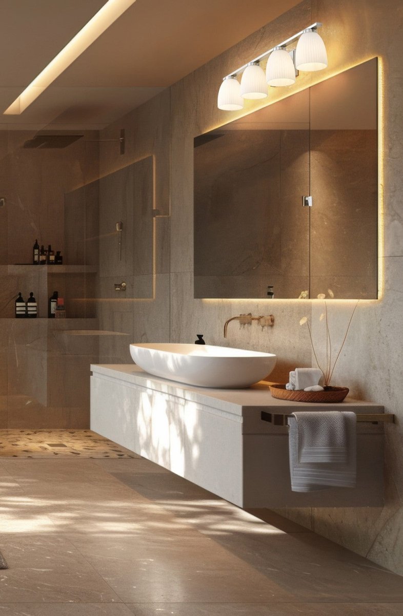 Luminaire de vanité Naya - Or moderne 40" by Z-Lite | Luminaires & cie