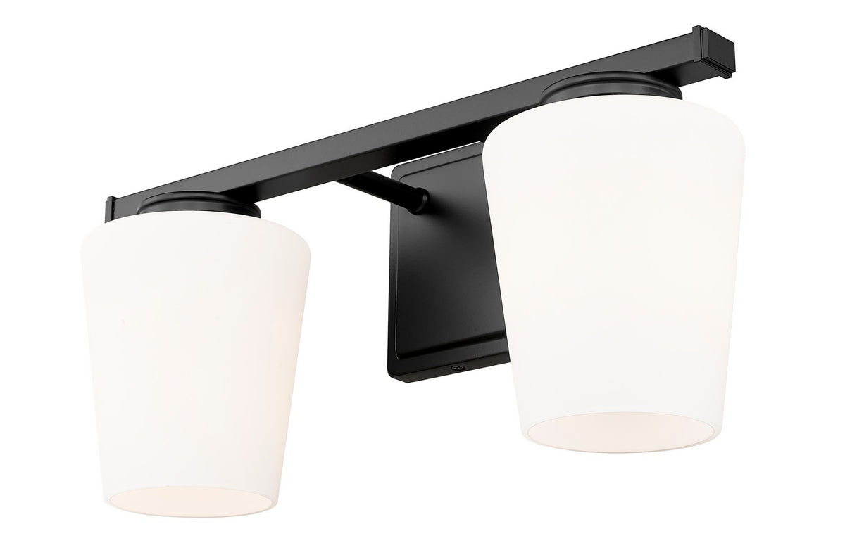 Luminaire de vanité Nextra Noir mat, 16" – vue 2