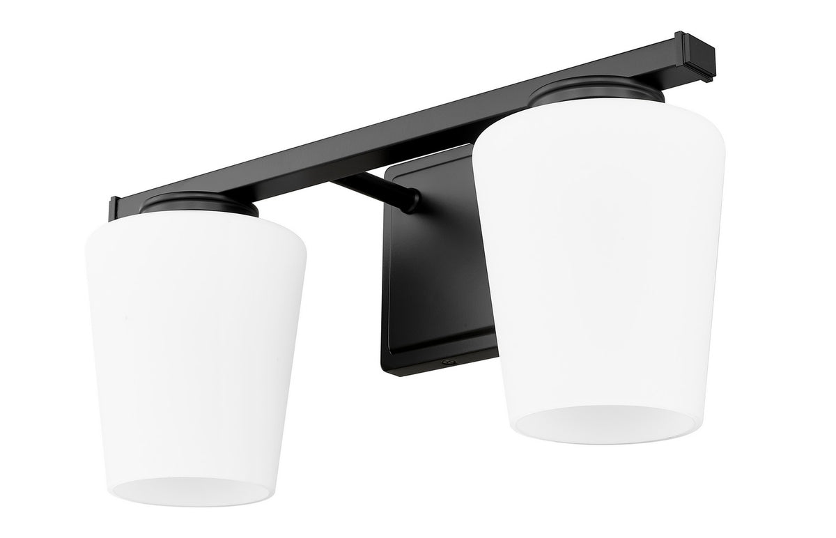 Luminaire de vanité Nextra Noir mat, 16" – vue 3