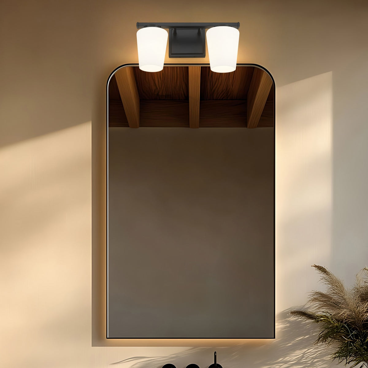 Luminaire de vanité Nextra Noir mat, 16" – vue 8