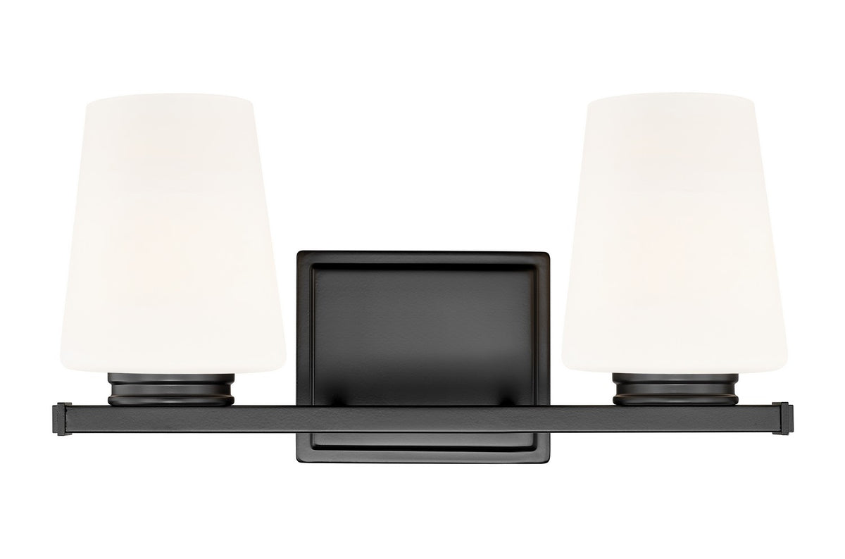 Luminaire de vanité Nextra Noir mat, 16" – Z-Lite