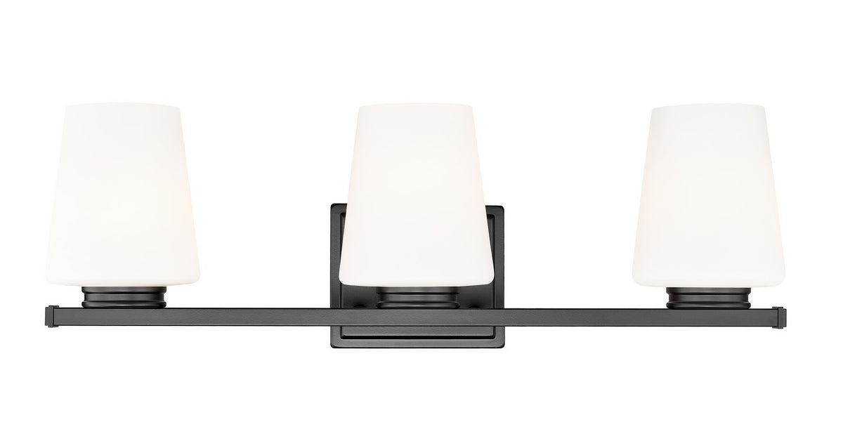 Luminaire de vanité Nextra Noir mat, 24" – Z-Lite