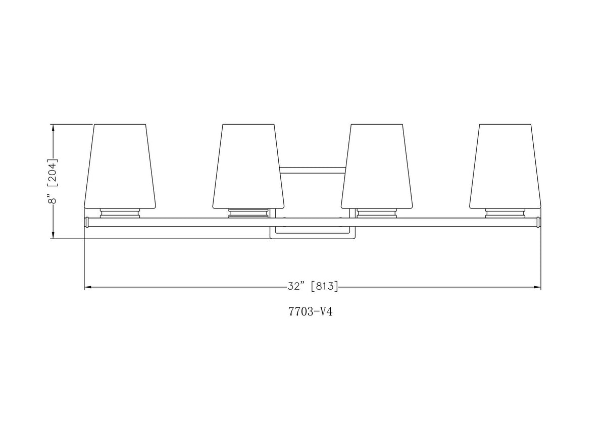 Luminaire de vanité Nextra Nickel brossé, 32" – vue 6