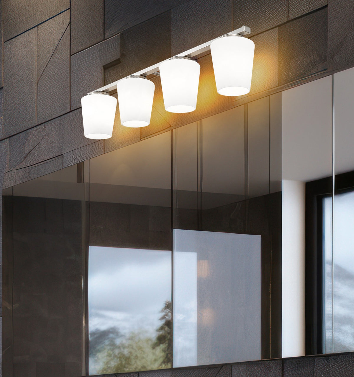 Luminaire de vanité Nextra Nickel brossé, 32" – vue 8