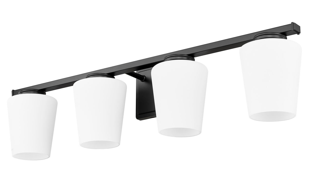 Luminaire de vanité Nextra Noir mat, 32" – vue 3