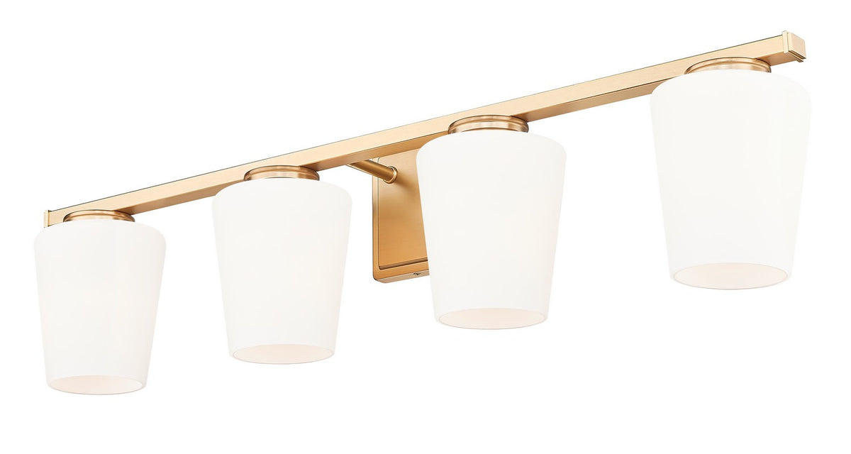 Luminaire de vanité Nextra Or moderne, 32" – vue 4