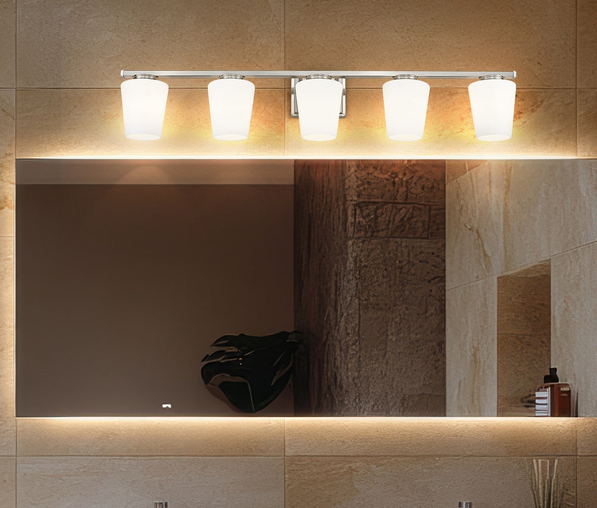 Luminaire de vanité Nextra Nickel brossé, 42" – vue 8