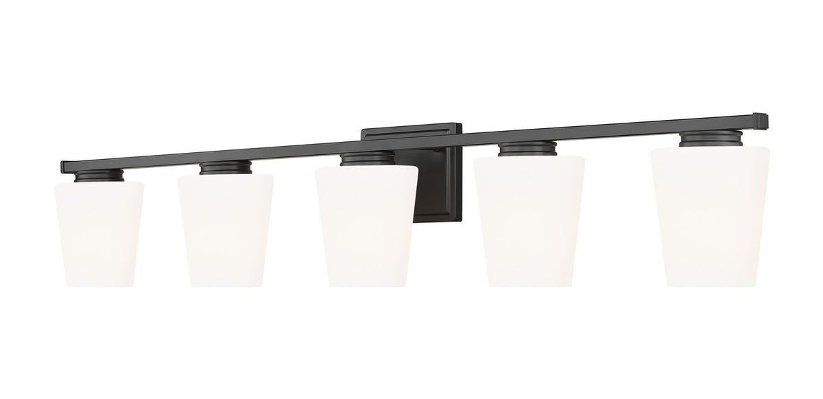Luminaire de vanité Nextra Noir mat, 42" – vue 2