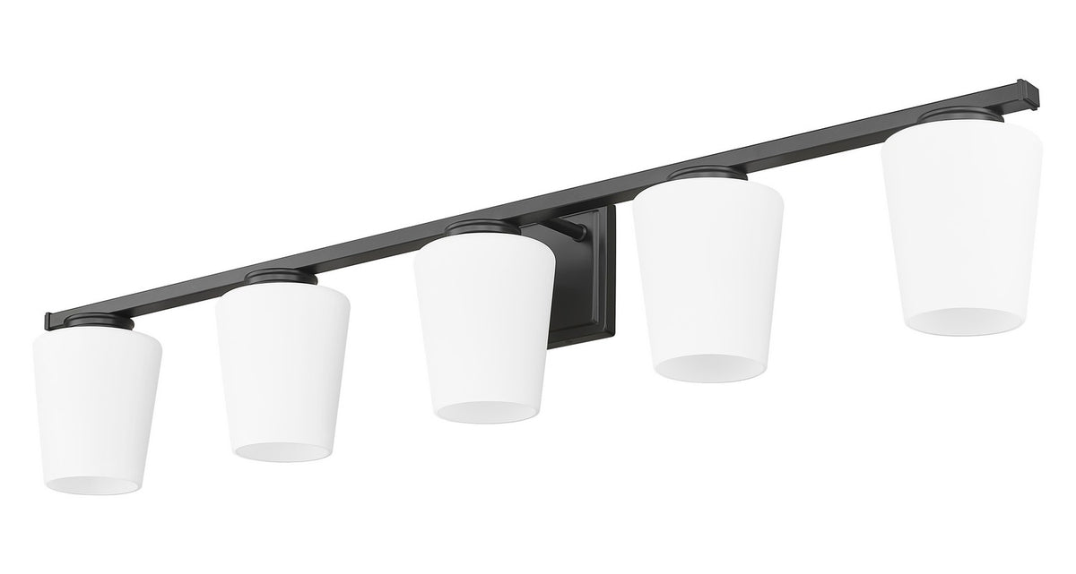 Luminaire de vanité Nextra Noir mat, 42" – vue 3