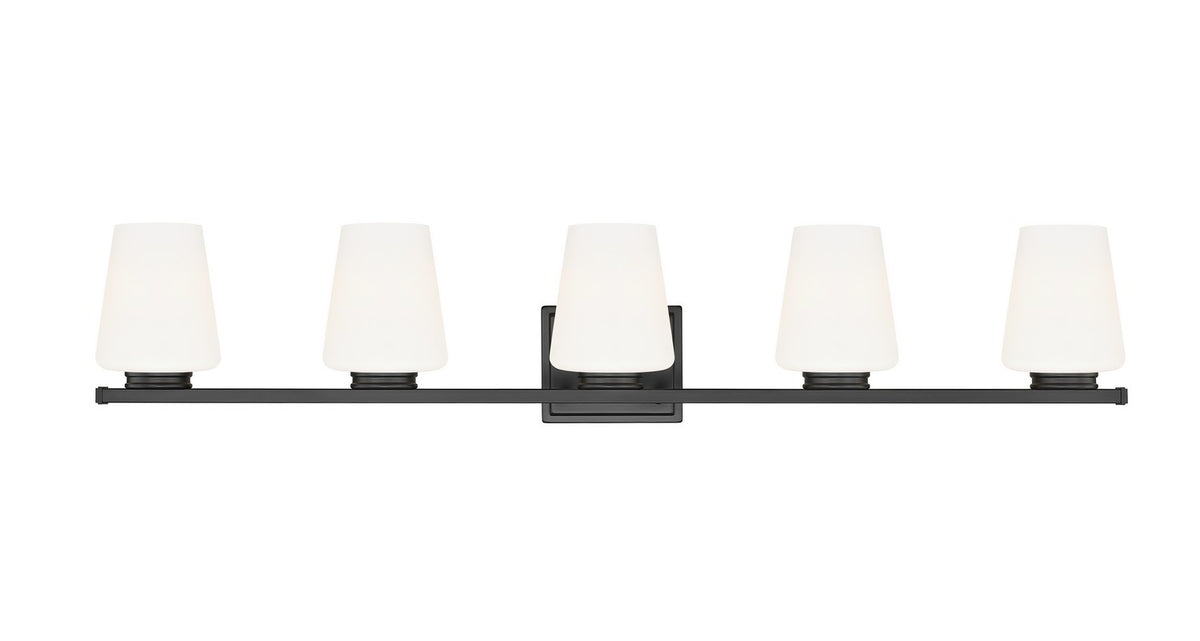 Luminaire de vanité Nextra Noir mat, 42" – Z-Lite