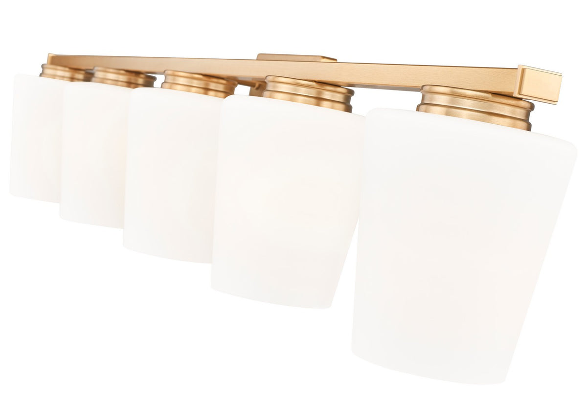 Luminaire de vanité Nextra Or moderne, 42" – vue 3