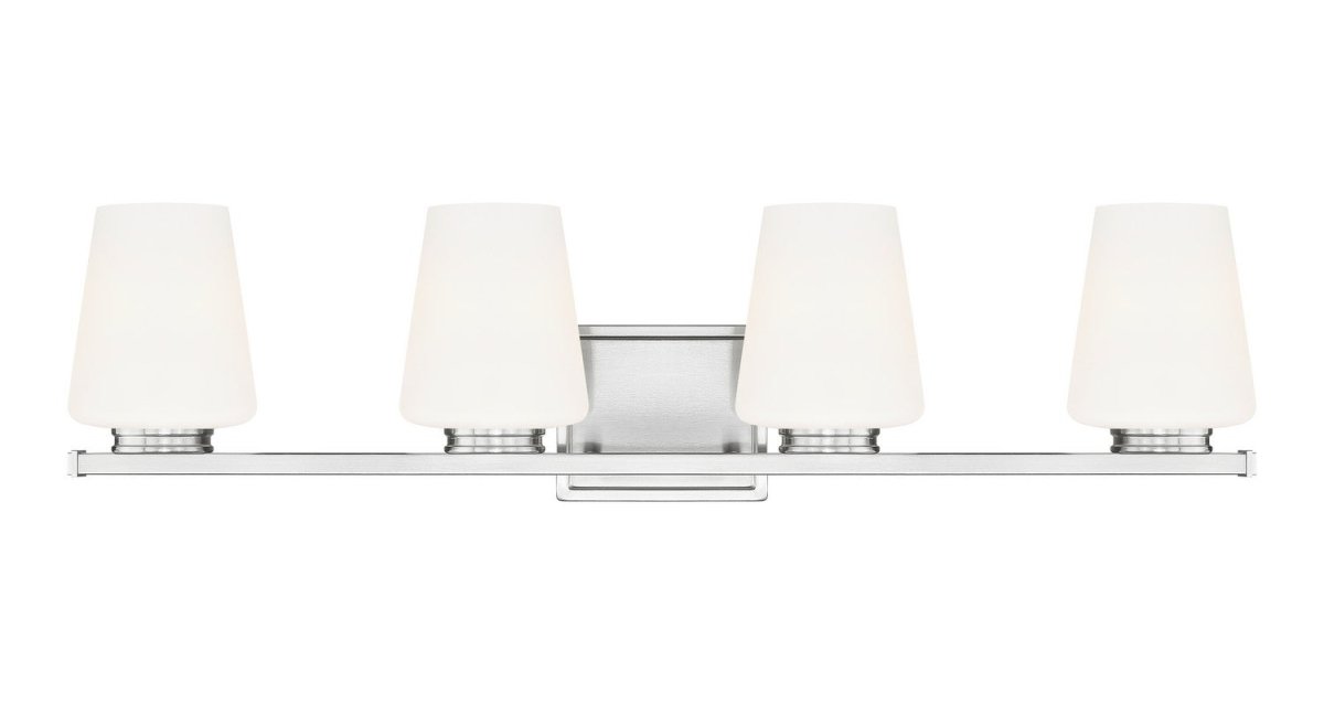 Luminaire de vanité Nextra - Nickel brossé 32" by Z-Lite | Luminaires & cie