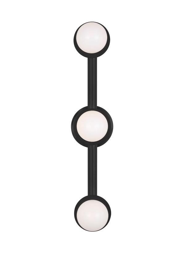Luminaire de vanité Nodes - Noir de minuit Lait 32" by Visual Comfort Studio | Luminaires & cie