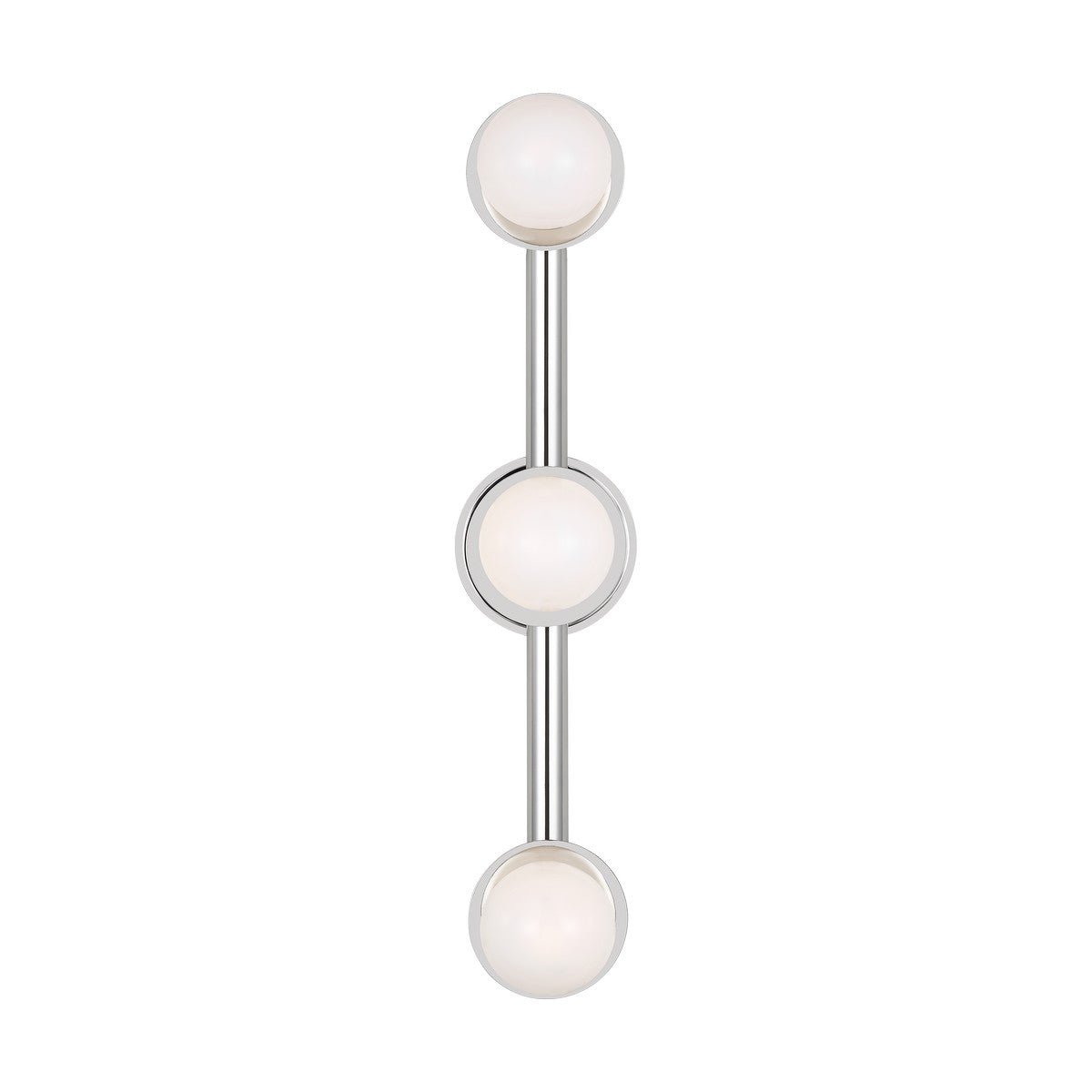 Luminaire de vanité Nodes - Nickel poli 32" by Visual Comfort Studio | Luminaires & cie