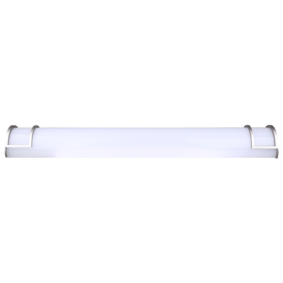 Luminaire de vanité Nora - Nickel brossé 36 3/4" 4 3/8" by Canarm | Luminaires & cie