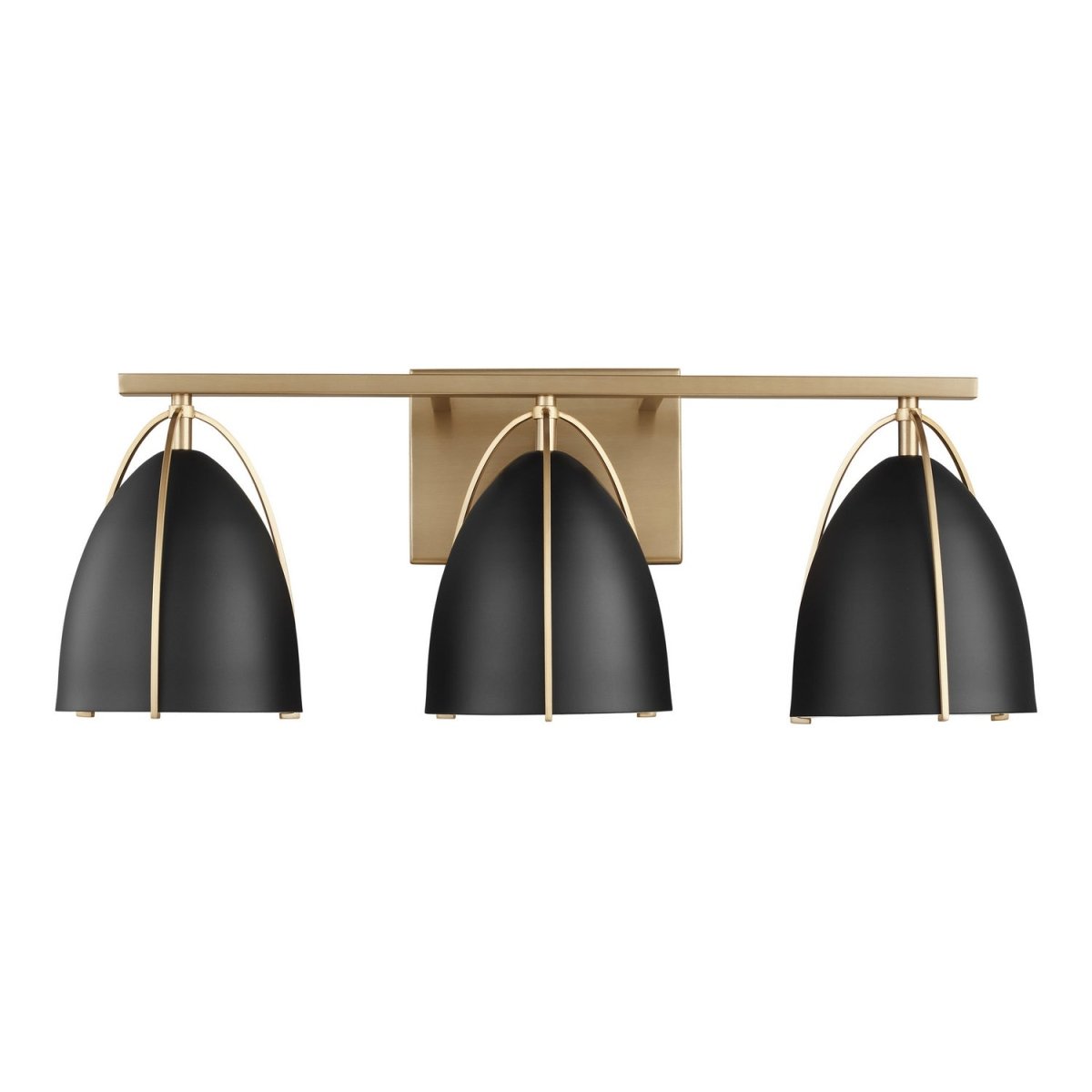 Luminaire de vanité Norman - Laiton satiné Noir minuit 24 1/4" by Visual Comfort Studio | Luminaires & cie