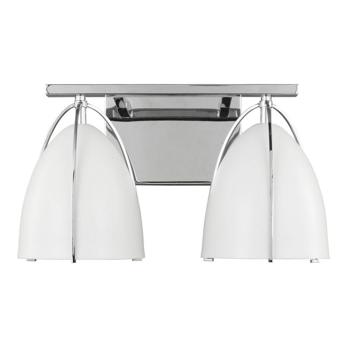 Luminaire de vanité Norman - Chrome Blanc mat 15 1/4" by Visual Comfort Studio | Luminaires & cie