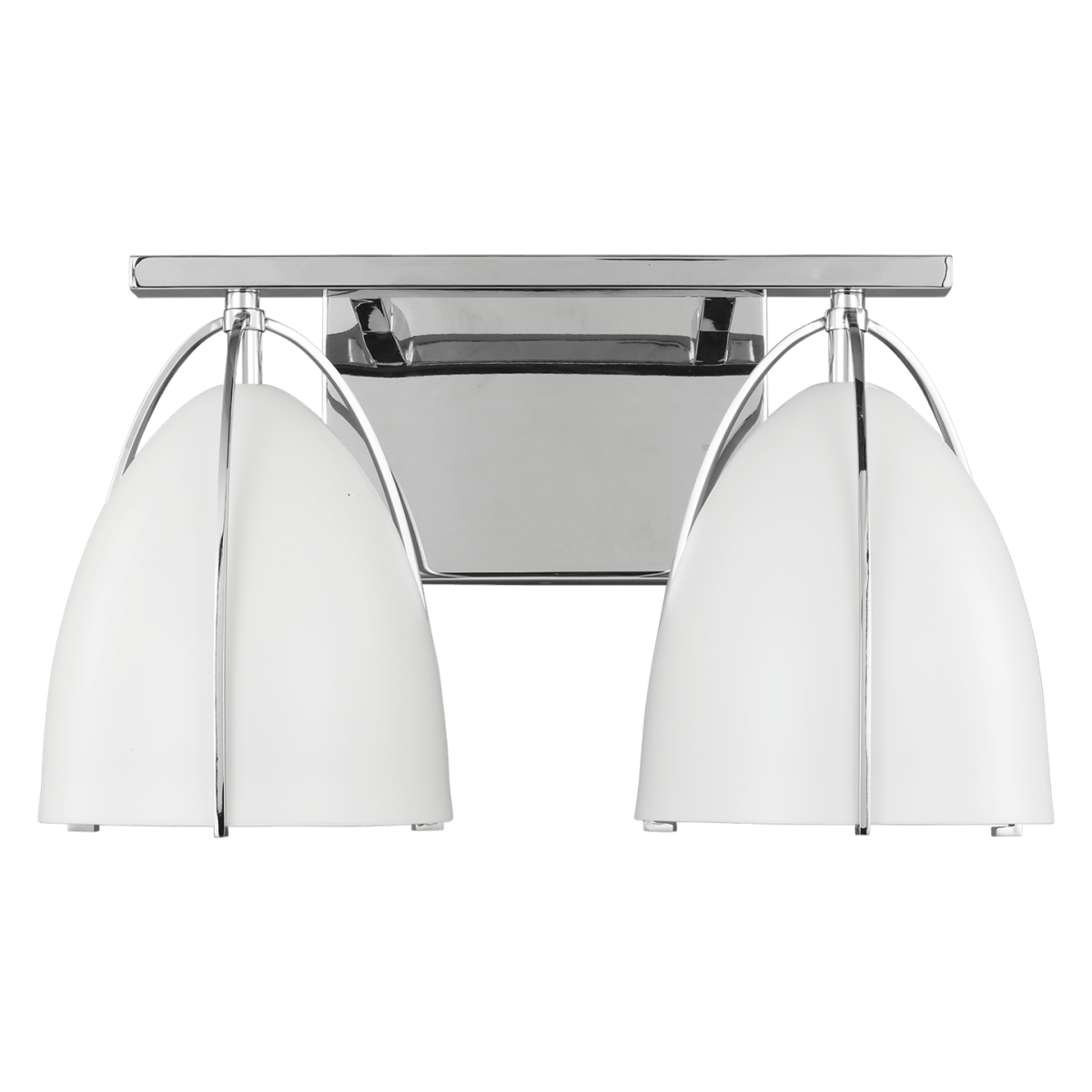 Luminaire de vanité Norman - Chrome Blanc mat 15" by Visual Comfort Studio | Luminaires & cie