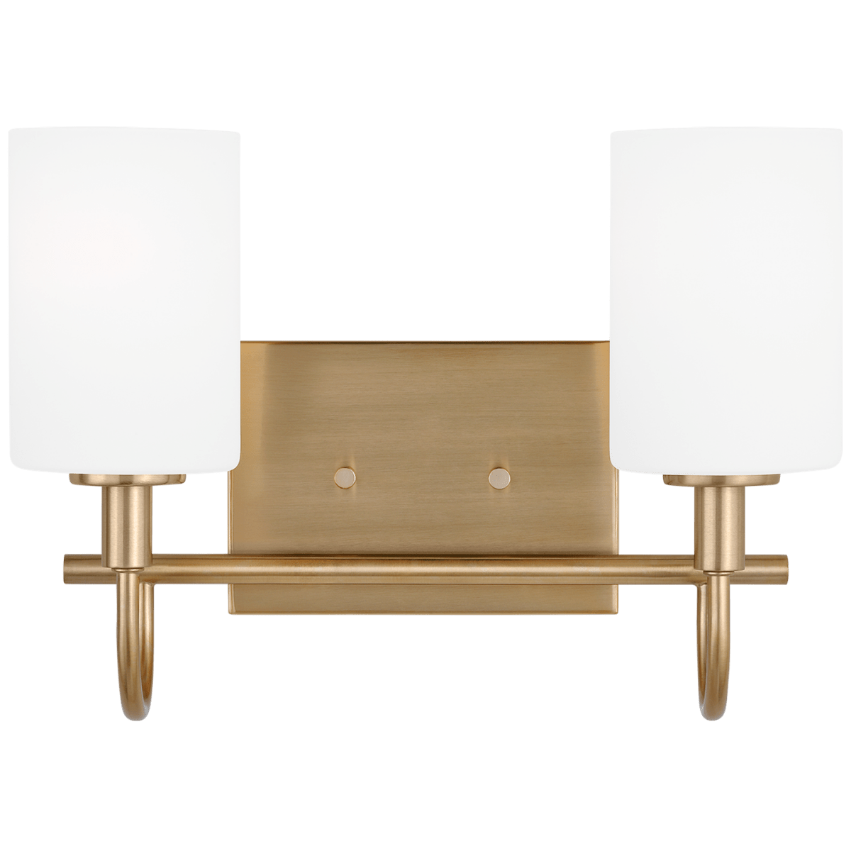 Luminaire de vanité Oak Moore - Laiton satiné 13 7/8" Ampoules non - incluses by Visual Comfort Studio | Luminaires & cie
