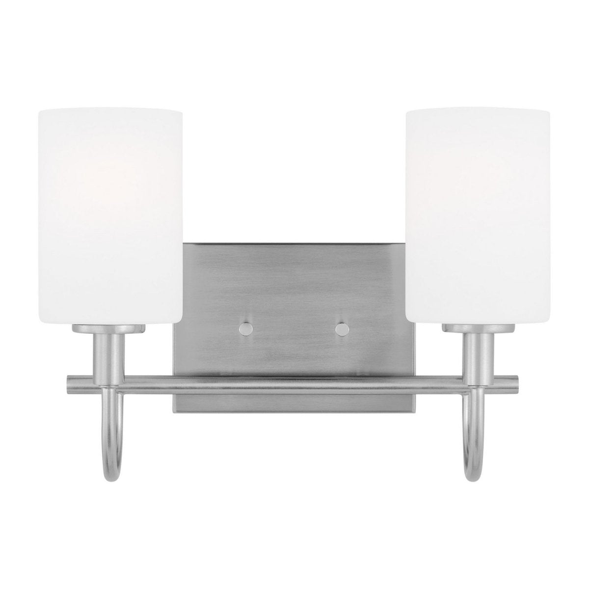 Luminaire de vanité Oak Moore - Nickel brossé 13 7/8" by Visual Comfort Studio | Luminaires & cie