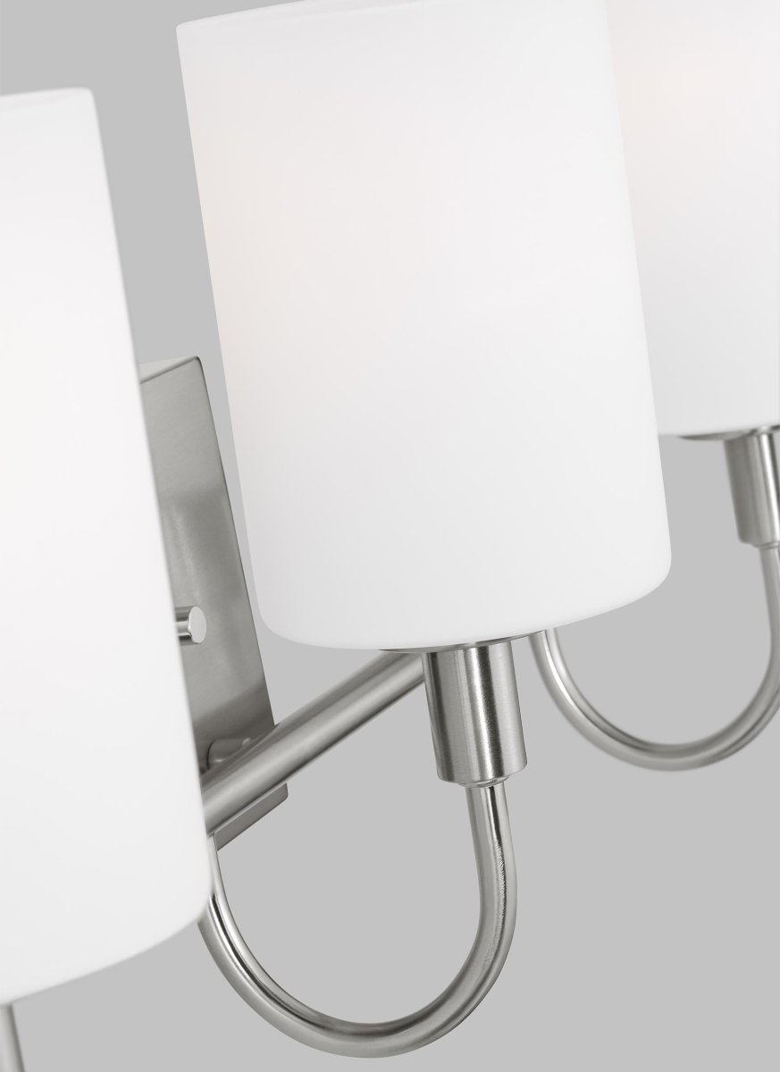 Luminaire de vanité Oak Moore - Nickel brossé 23 7/8" Ampoules DEL incluses by Visual Comfort Studio | Luminaires & cie