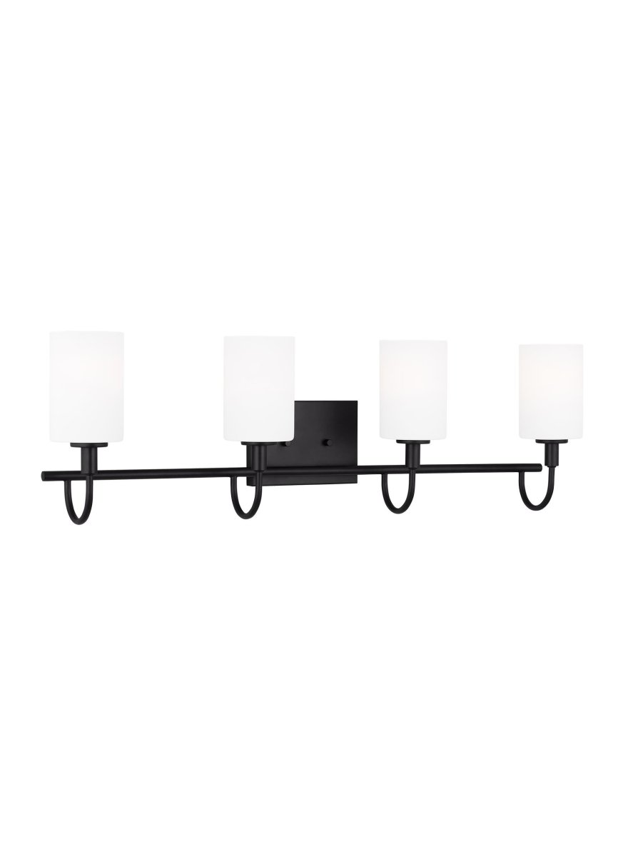Luminaire de vanité Oak Moore - Noir de minuit 33 7/8" Ampoules non - incluses by Visual Comfort Studio | Luminaires & cie