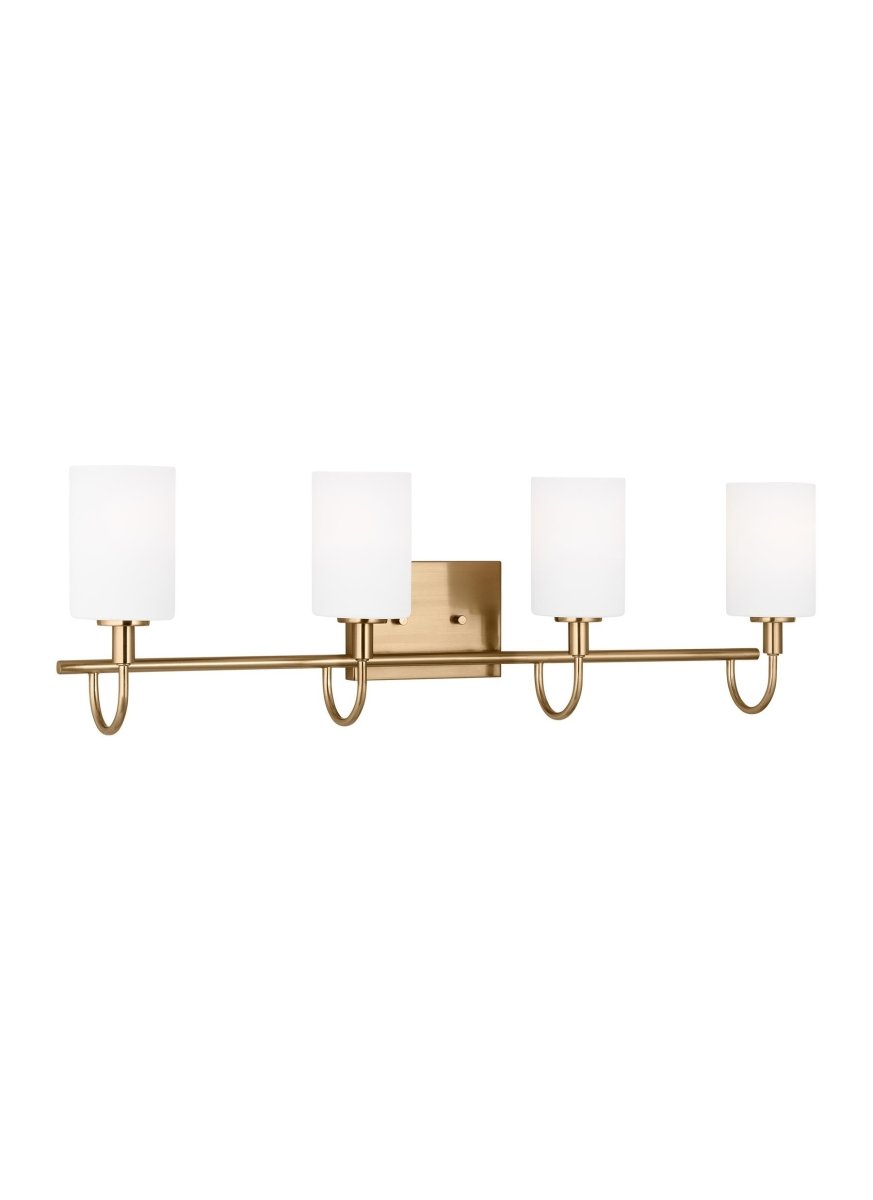 Luminaire de vanité Oak Moore - Laiton satiné 33 7/8" Ampoules non - incluses by Visual Comfort Studio | Luminaires & cie