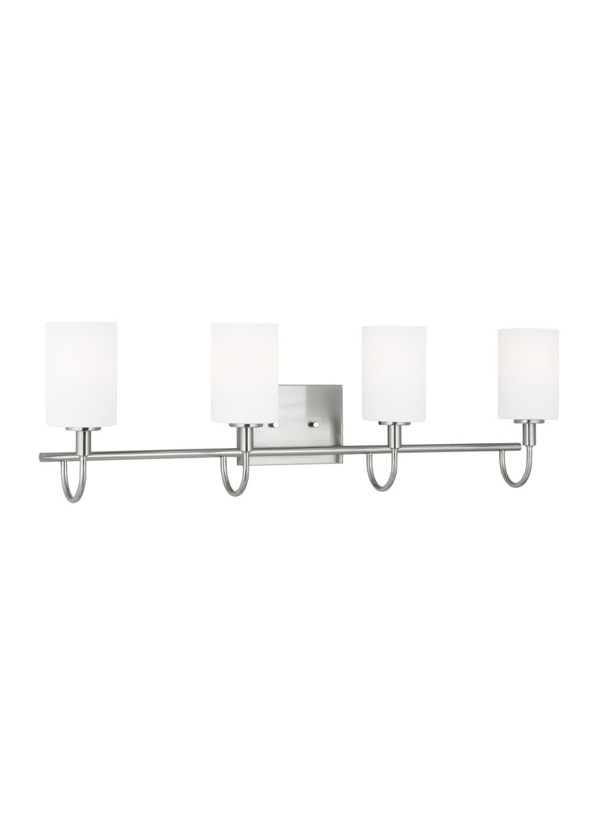 Luminaire de vanité Oak Moore - Nickel brossé 33 7/8" Ampoules non - incluses by Visual Comfort Studio | Luminaires & cie