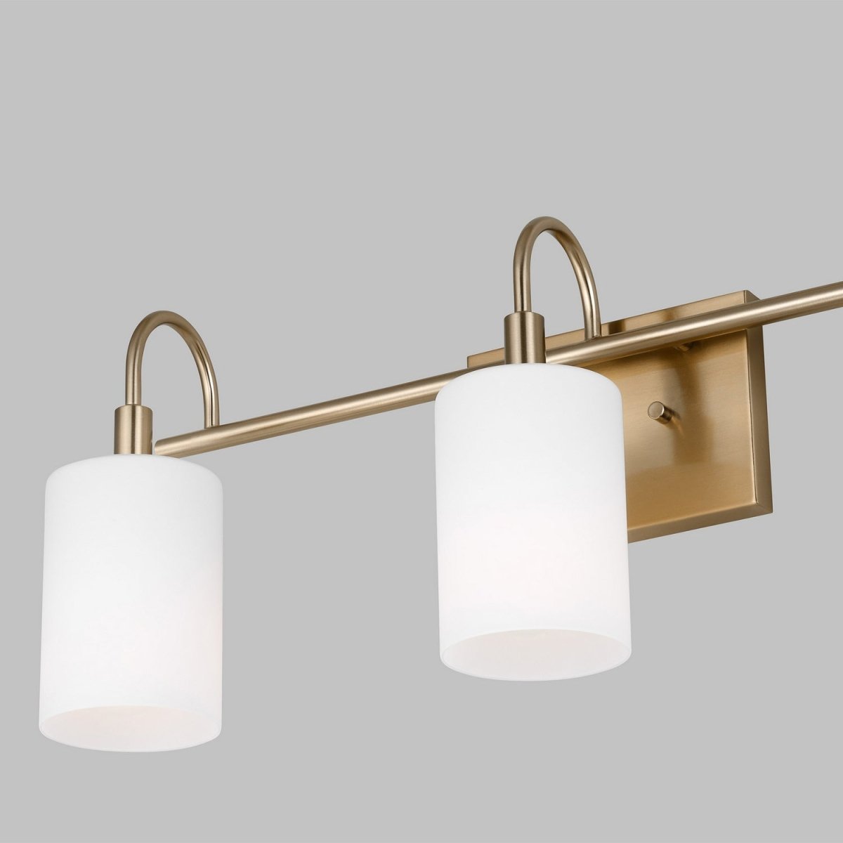 Luminaire de vanité Oak Moore - Nickel brossé 33 7/8" by Visual Comfort Studio | Luminaires & cie