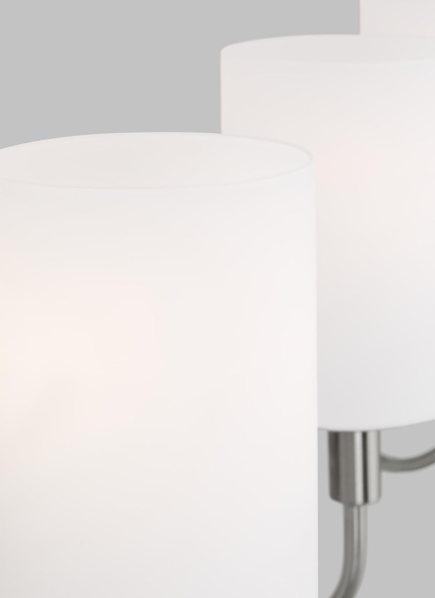 Luminaire de vanité Oak Moore - Nickel brossé 33 7/8" Ampoules DEL incluses by Visual Comfort Studio | Luminaires & cie