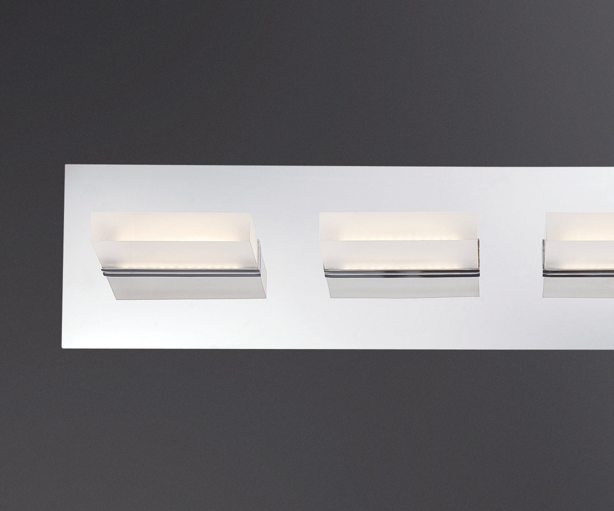 Luminaire de vanité Olson Chrome, 18" – vue 2