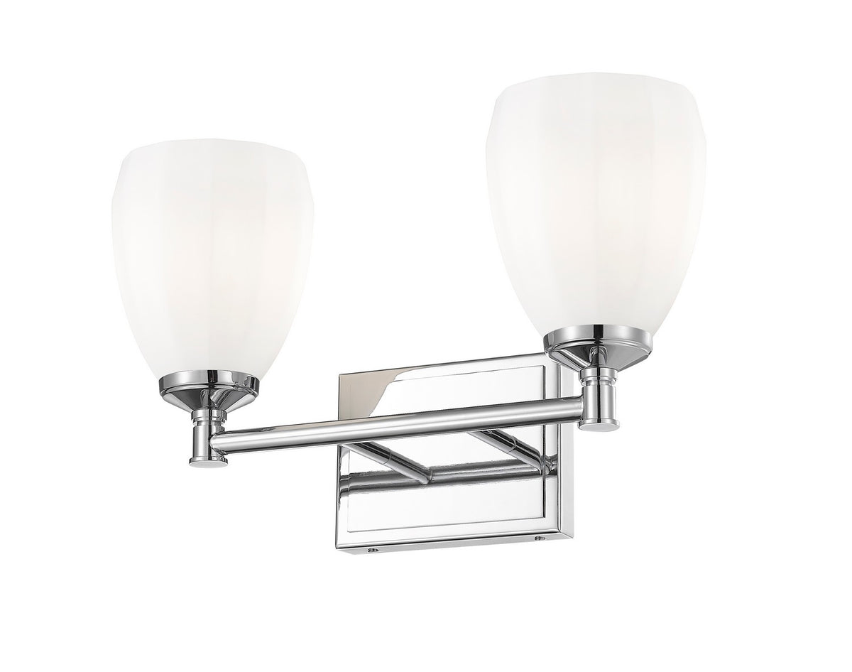 Luminaire de vanité Oren Chrome, 16" – vue 3