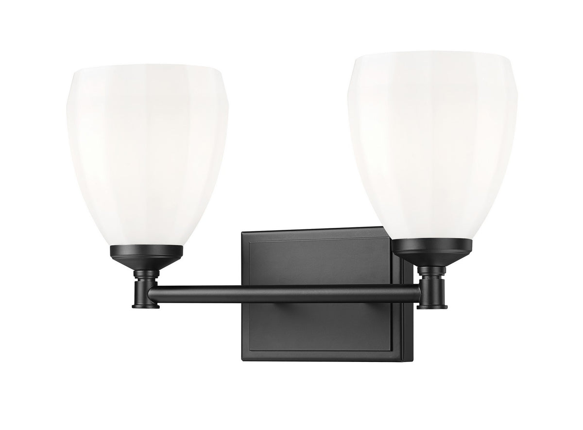 Luminaire de vanité Oren Noir mat, 16" – Z-Lite